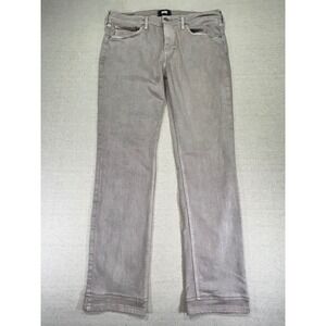 PAIGE Men's 34 FEDERAL Pants Stretch Vintage Aged Beige‎ Rayon Chinos